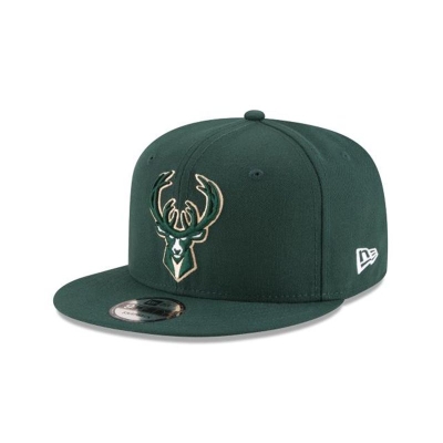 Milwaukee Bucks Gorra | New Era NBA 9fifty Snapback Cap Mexico - Verdes